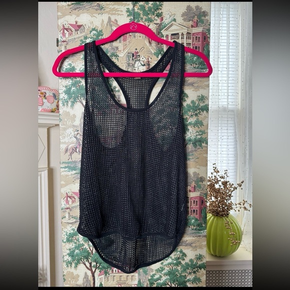Free people heavy metal metallic mesh tank - Picture 2 of 5